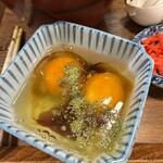 大旦那 扇町店 - 卵2個に　醤油・山椒