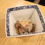 お料理 ちゃとら - ヒラメの梅和え