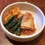 やきにく百済 - サービスキムチ