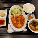 樓外樓 - エビチリソース定食　1280円税込