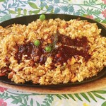 いわさき珈琲館 - 料理写真:鉄板ドライカレー