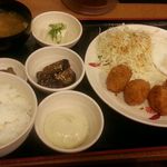 Miyamoto Munashi - カキフライ定食　タルタル