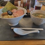 麺屋 星花灯 - 特製昆布水つけ麺(カキ油) 1,350円 ♪