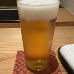 鮨と天草大王 天音 - ビール