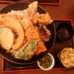 味の里 おたふく - おたふく天丼（中）…1280円（税込）