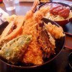 味の里 おたふく - おたふく天丼（中）…1280円（税込）