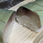 京極寿司 - 鯖棒寿司 2,700円（税込）の断面。