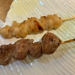 鳥せい - 6串セットのしお2串