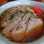 中華そば志のぶ支店 - 冷やしチャーシュー大盛り