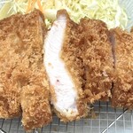 とん汁の店 まるやま食堂 - 上ロースカツ