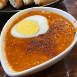 ソウルフードインディア - 日替わりカレー（鶏ひき肉とゆで卵）