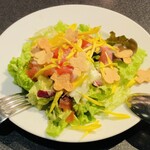 絵本の国のアリス - ランチセットのサラダ以外撮り忘れました。ごめんなさい