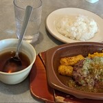 サイゼリヤ 御陵溝浦店 - ディアボラ風ハンバーグ、ライス通常量