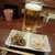 皆華 - 料理写真:ビールとお通し
