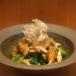 こころや - かつお菜となめこのおろしポン酢