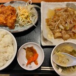 新中華 - 料理写真:生姜焼き定食 \1280