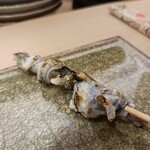 鮨 ひろ海 - サヨリの皮焼き