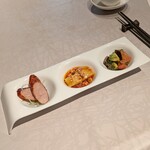 中国飯店 富麗華 - 前菜三種盛り合わせ