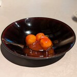 中国飯店 富麗華 - 揚げ豆腐の甘酢ソース
