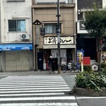 上等カレー - 訪問15秒前（信号待ち）。店内に、3人待ち。