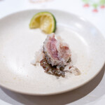 うを徳 - 2026.1 明石の鯛の皮湯引き