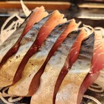 えび寿し - 刺身 しめさば  必ず注文するしめさば   安定して とても美味しい