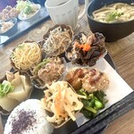 OBANZAI Cafe & Bar en - とろろ昆布と天かすのハーフうどん付き★