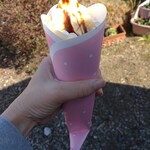 おやつショップ・クレープ カワシマ - バナナクレープのチョコ