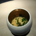 ことわりをはかるみせ ばんどう - あん肝茶碗蒸し