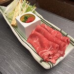 若竹の庄 - 牛しゃぶしゃぶ