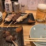 大衆酒場BEETLE - 串物各種　　焼き具合も問題なし。美味しい