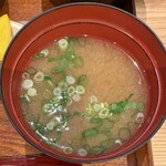 芝富士酒場 さく家 - 味噌汁