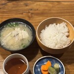 田吾作 - 締めのご飯