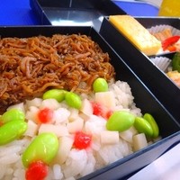 一心鮨 光洋 - ちりめん山椒ご飯＆枝豆と蓮根のご飯