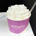 あいぱく TOKYO - あいぱくフラワーソフト Snowサイズ　北海道十勝・新得町「北広牧場」（650円）