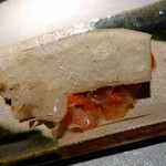 ことわりをはかるみせ ばんどう - 海老芋唐揚げ、タラバガニ玉子、白きくらげ