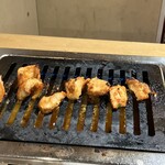 大阪焼肉・ホルモン ふたご - 上ミノ出来上がり