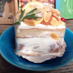 くう食堂 - 綺麗、美味しい、リンゴのショートケーキ