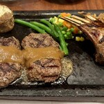 ハングリータイガー - オリジナルハンバーグと骨付きラムRセット                          4,120円(税込)