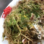 お好み食堂 伊東 - 青海苔の粉末を振掛けました