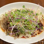 中華そば 仁平 - 汁なし担々麺(大盛り)