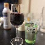 居酒屋 しんざん - 飲み放題のワインは、塩尻井筒ワイン！
葡萄の香りまで美味しい♡(*´ω｀*)