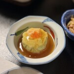 居酒屋 しんざん - ◯小鉢…大根に海老しんじょうの餡かけ