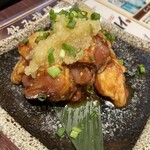 とり焼肉 鳥壱 - ももニンニク味噌タレ