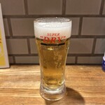 黄金鉄鍋餃子 HUG - ビール