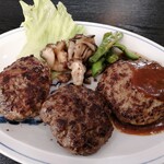 鳩ヶ谷亭 - 鹿猪牛ハンバーグ