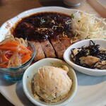 SANSARA - Pork Steak Set Meal (*´・ω-)b Limited to 5 servings per day ☆