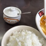 麺道蘭　二戸店 - おろしにんにくあります。