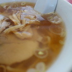 マルモ食堂 - 豚バラ系のスープです。