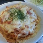 カフェ・ド・シモンズ - ピザ風パスタ